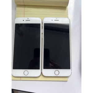 Apple iPhone 6 (128GB) Silver + iPhone 6s (64GB) Gold | Working Unlocked READ